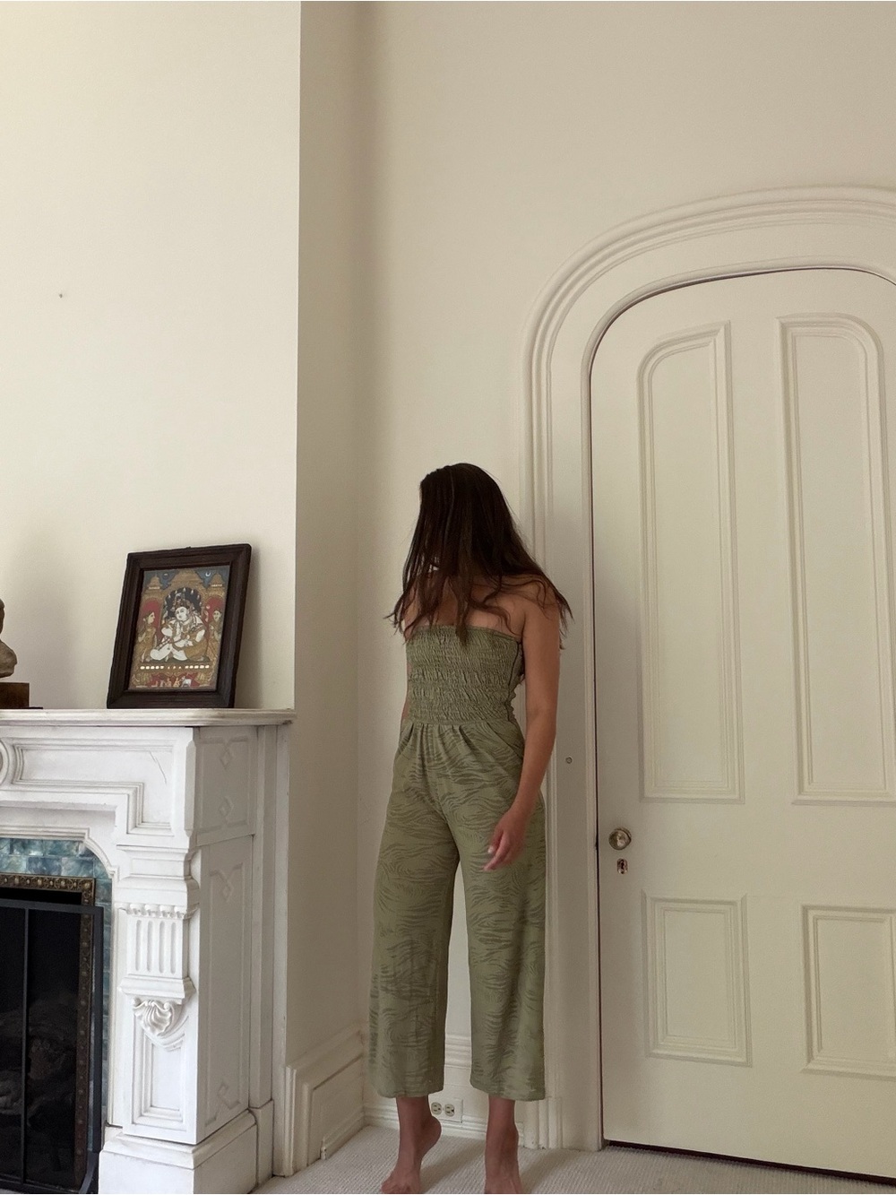 Prism stretch strapless jumpsuit